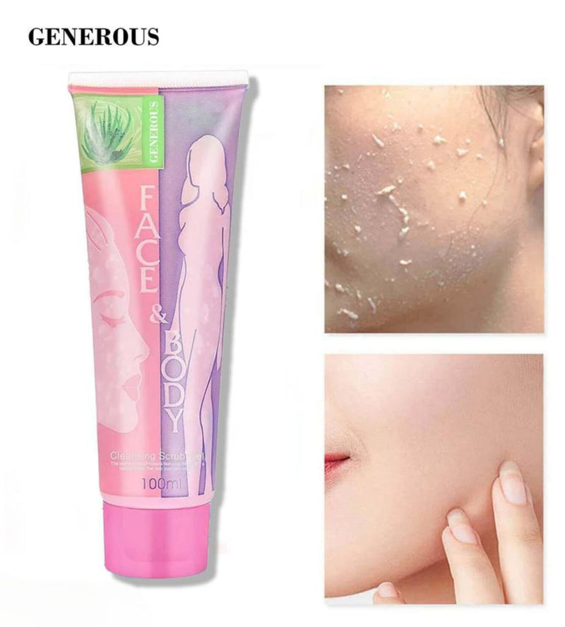 Face and Body Brightening & Exfoliating Cleansing Gel Scrub _100g
