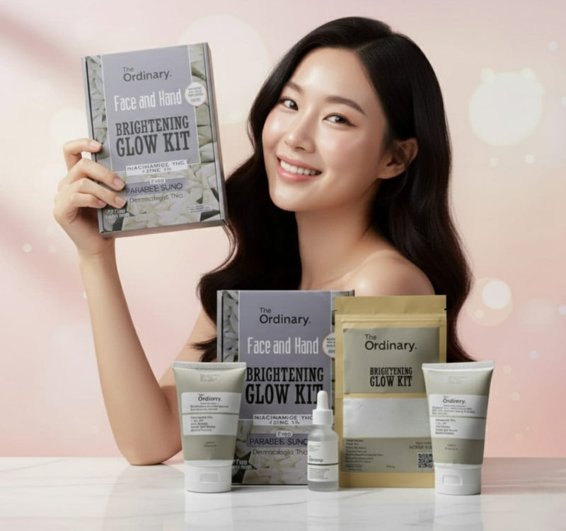The Ordinary 4_in_1 Brightening Glow Kit For Whitening Hydrating & Exfoliating