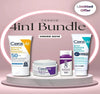 CeraVe 4-in-1 Skincare Kit: Night Cream, Sunblock, Cleanser & Serum for Radiant Skin