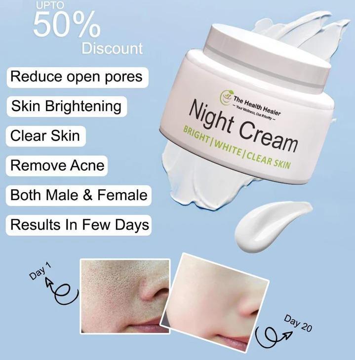 Anti-Aging Night Cream – Hydrating & Wrinkle Repair Face Cream