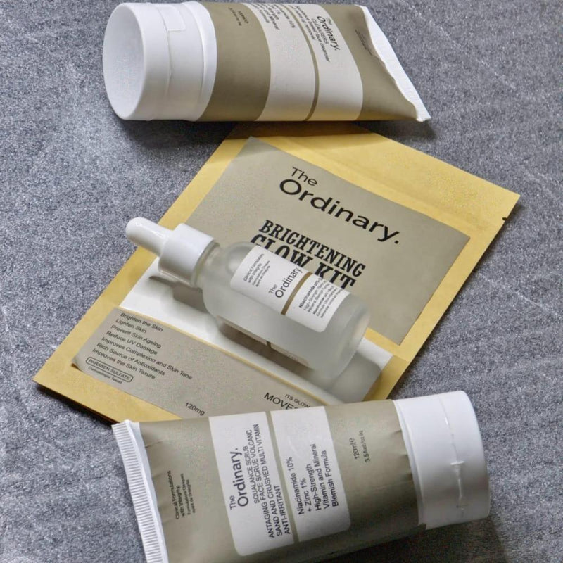 The Ordinary 4_in_1 Brightening Glow Kit For Whitening Hydrating & Exfoliating